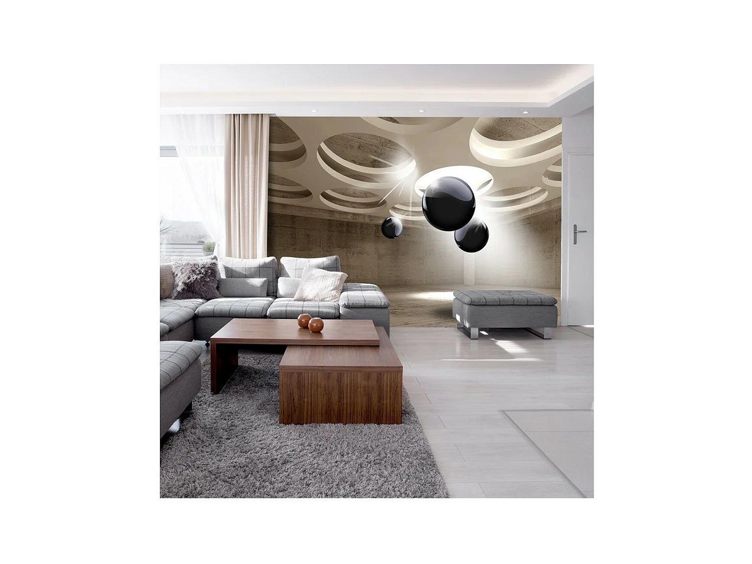 Papier Peint "Geometric Glare" 105 x 150 cm