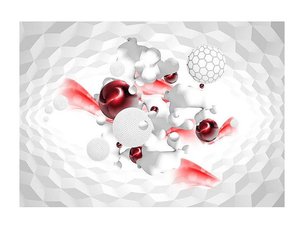 Papier Peint "Race of Colours Red" 175 x 250 cm