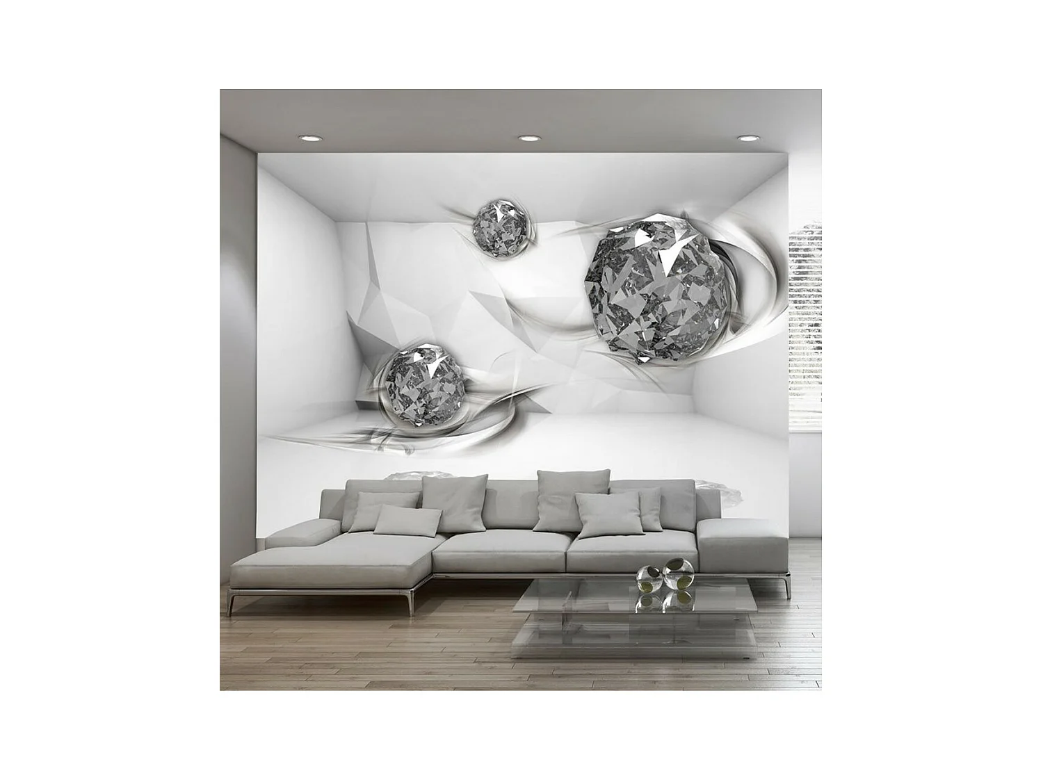 Papier Peint "Diamond Chamber II" 140 x 200 cm