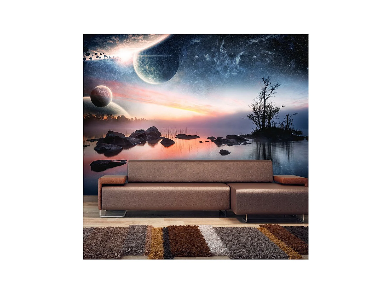 Papier Peint "Cosmic Landscape" 231 x 300 cm