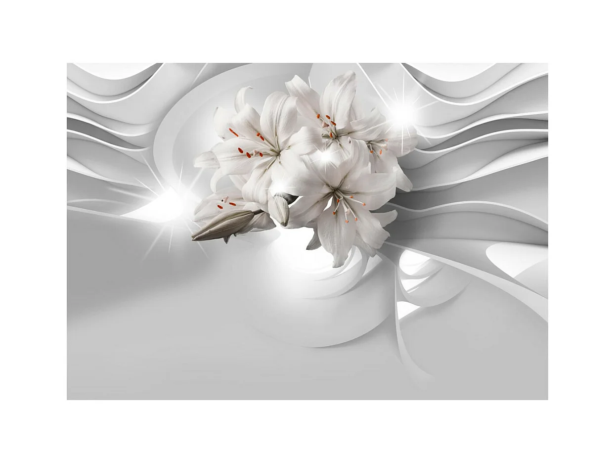 Papier Peint "Lilies in the Tunnel" 140 x 200 cm