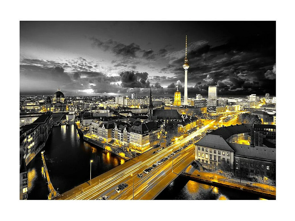 Papier Peint "Berlin at Night" 210 x 300 cm