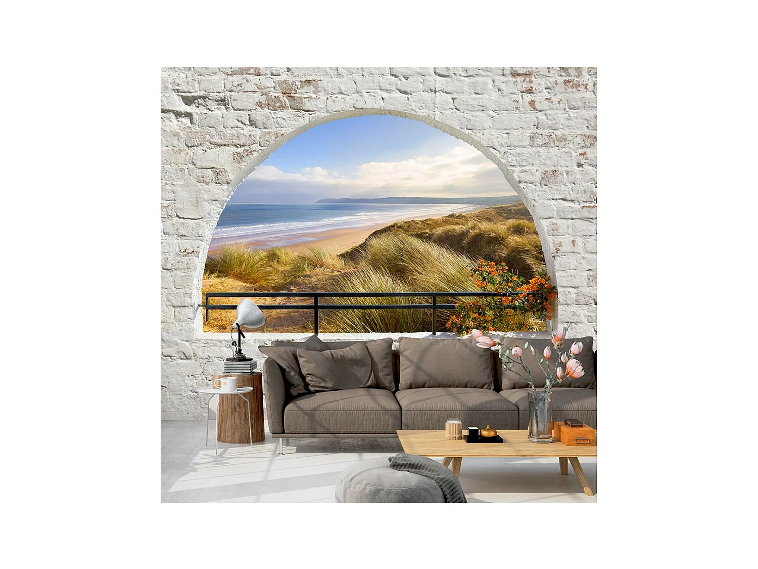 Papier Peint "Hidden Beach" 140 x 200 cm