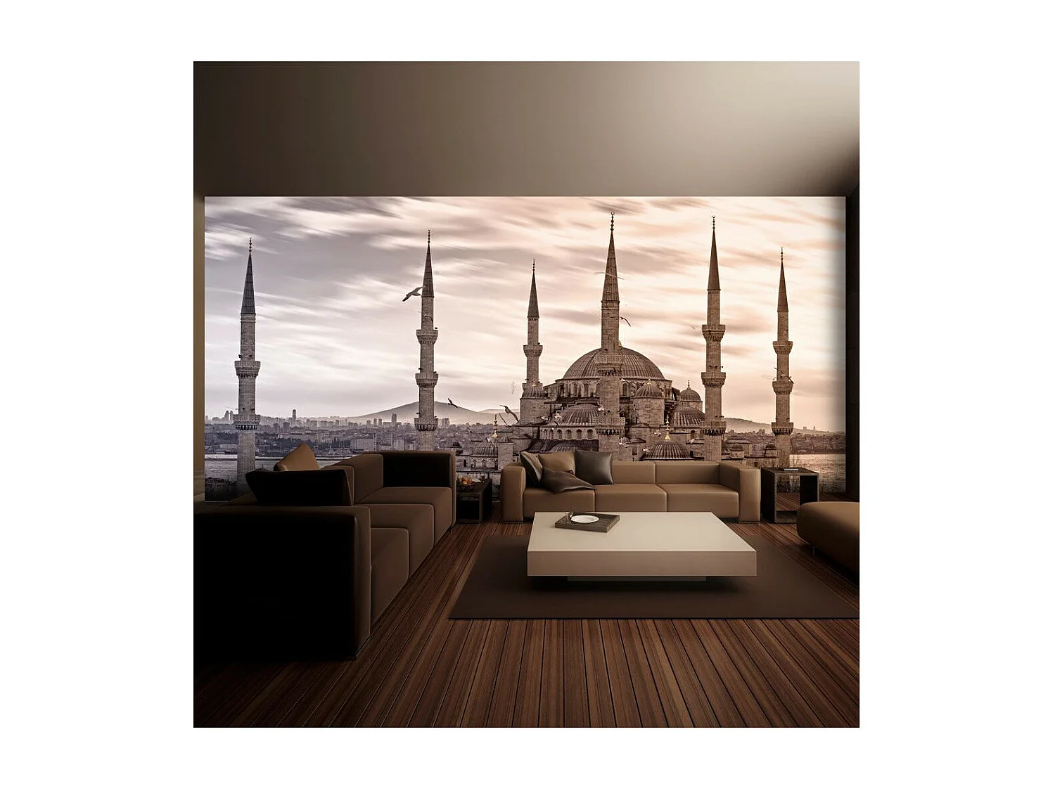 Papier Peint XXL "la Mosquée Bleue Istanbul" 270x550cm