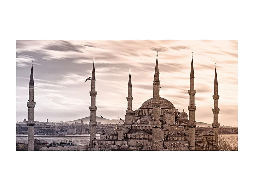 Papier Peint XXL "la Mosquée Bleue Istanbul" 270x550cm