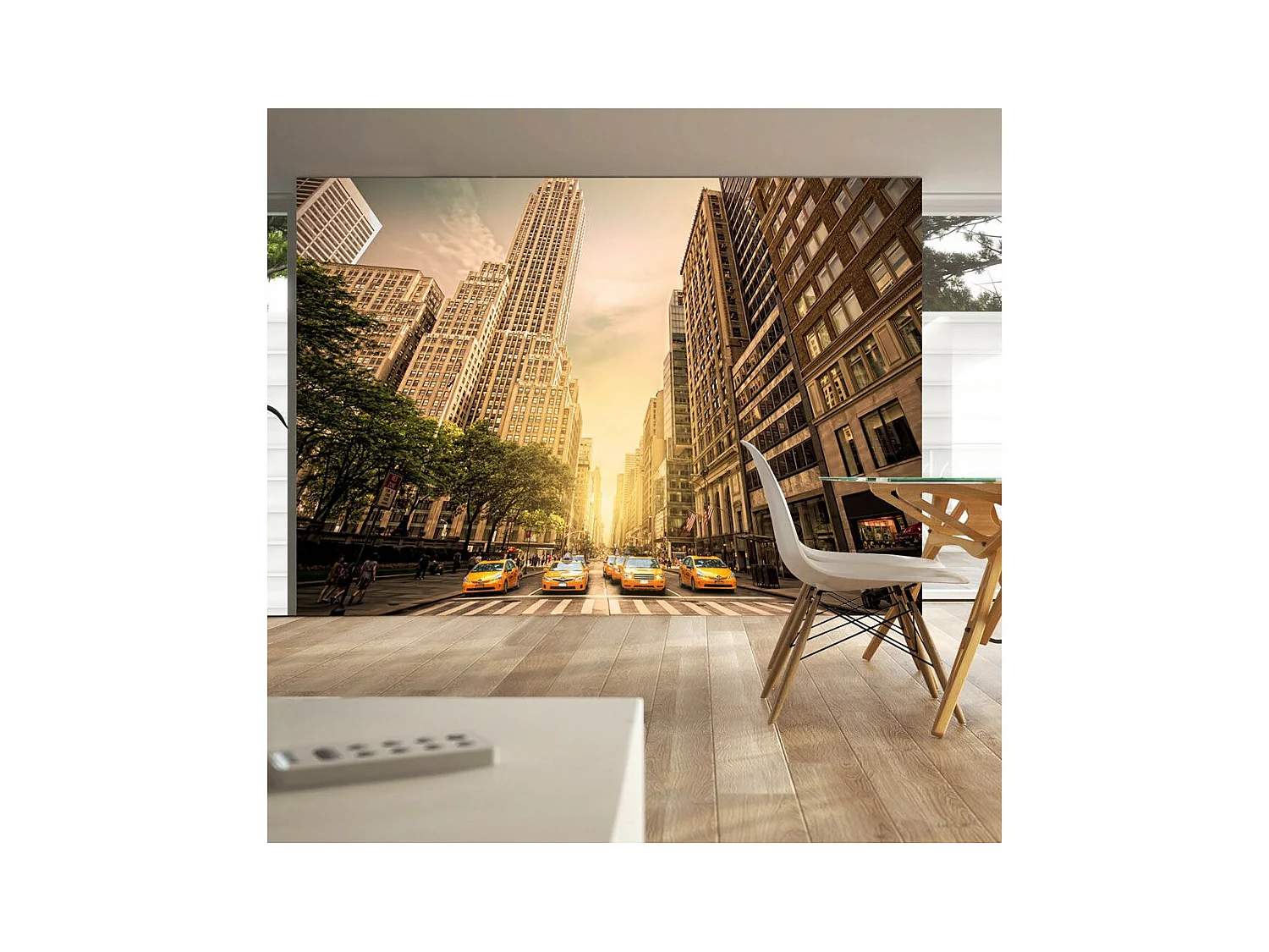 Papier Peint "In the Shadow of Skyscrapers" 140 x 200 cm