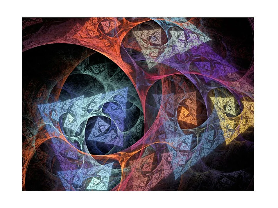 Papier Peint "Dans le Monde de l'Imaginaire" 154 x 200 cm