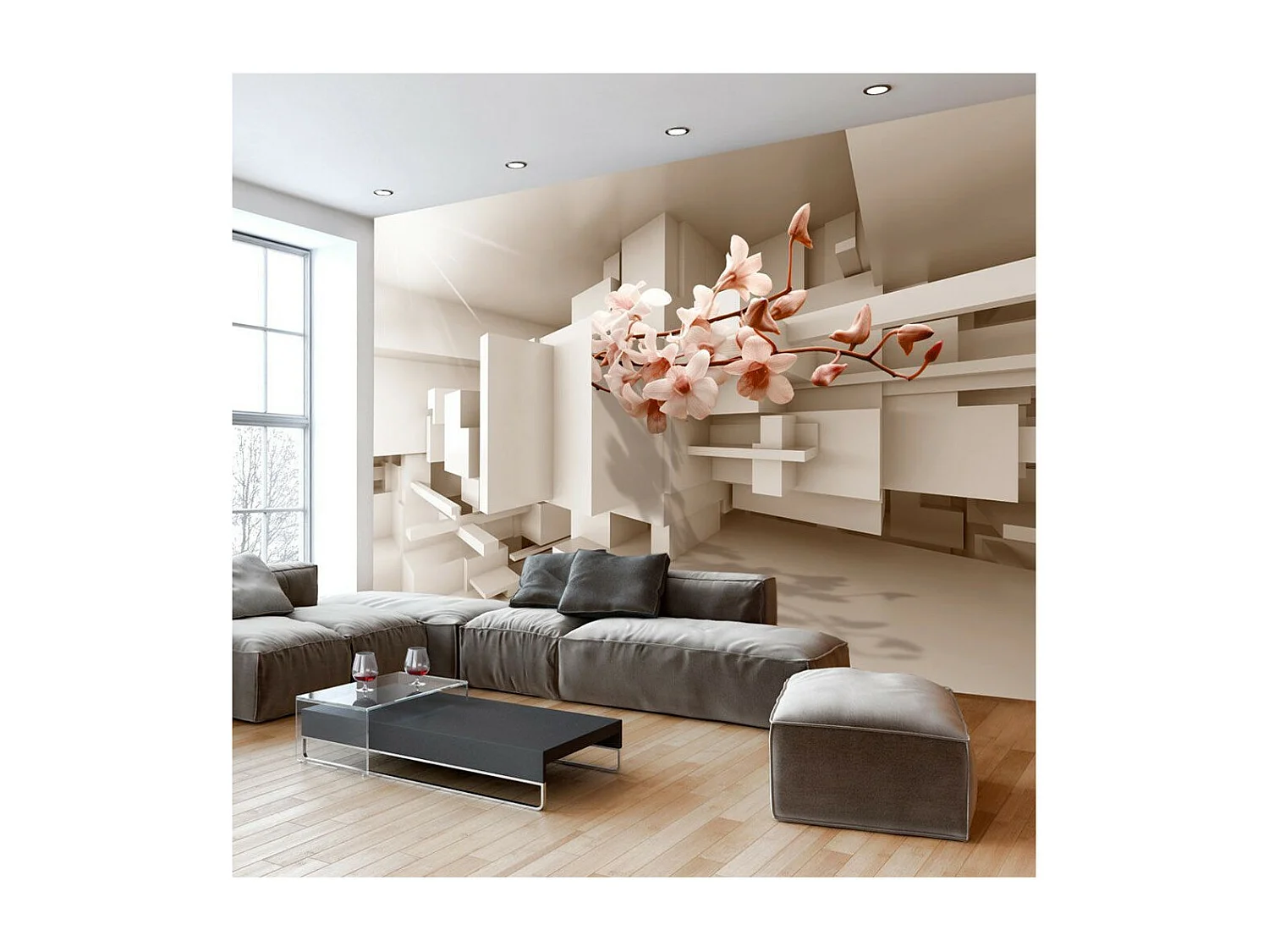 Papier Peint "Urban Botany" 210 x 300 cm