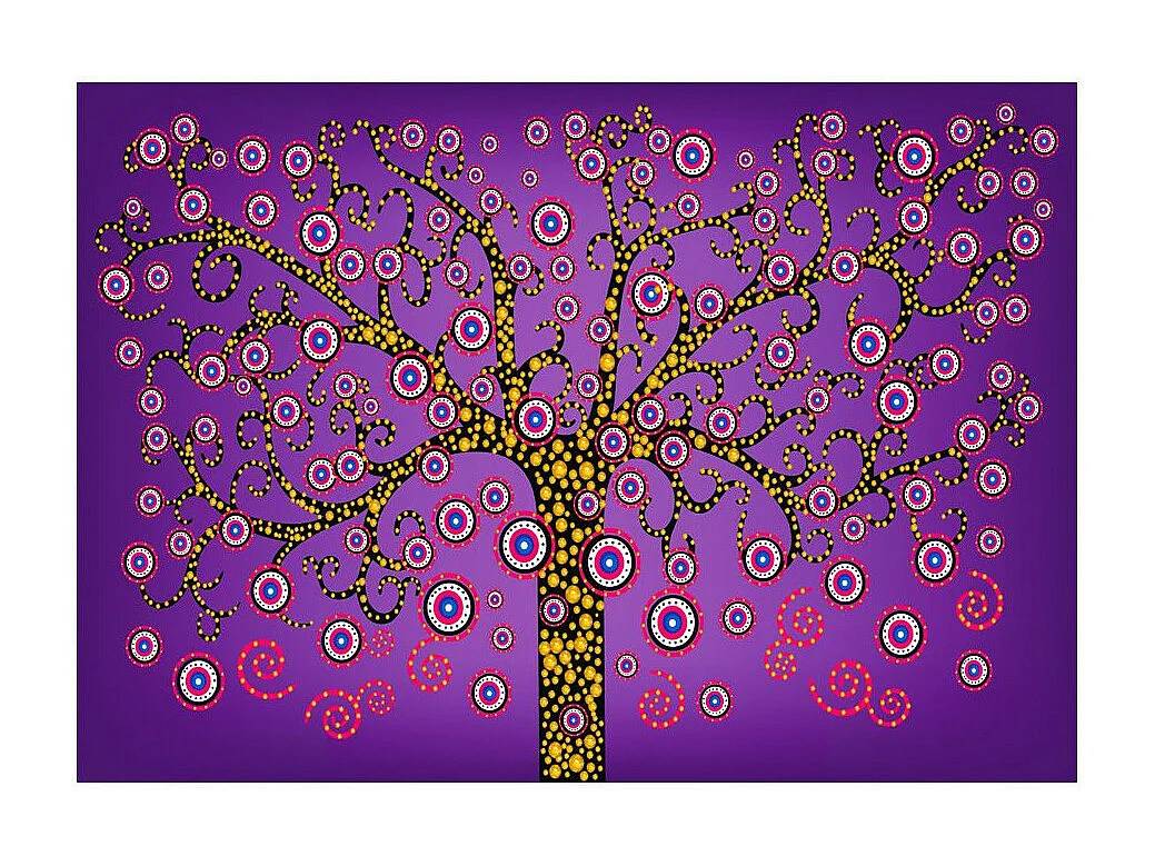 Papier Peint "The Magic Tree" 70 x 100 cm