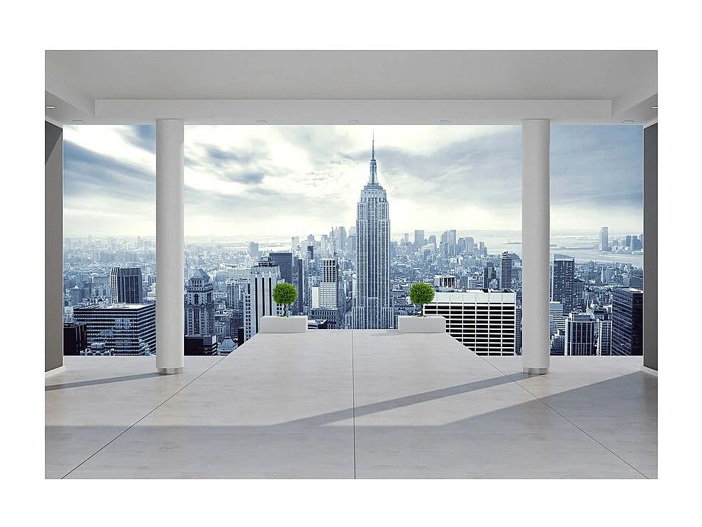 Papier Peint "Ville Froide" 175 x 250 cm