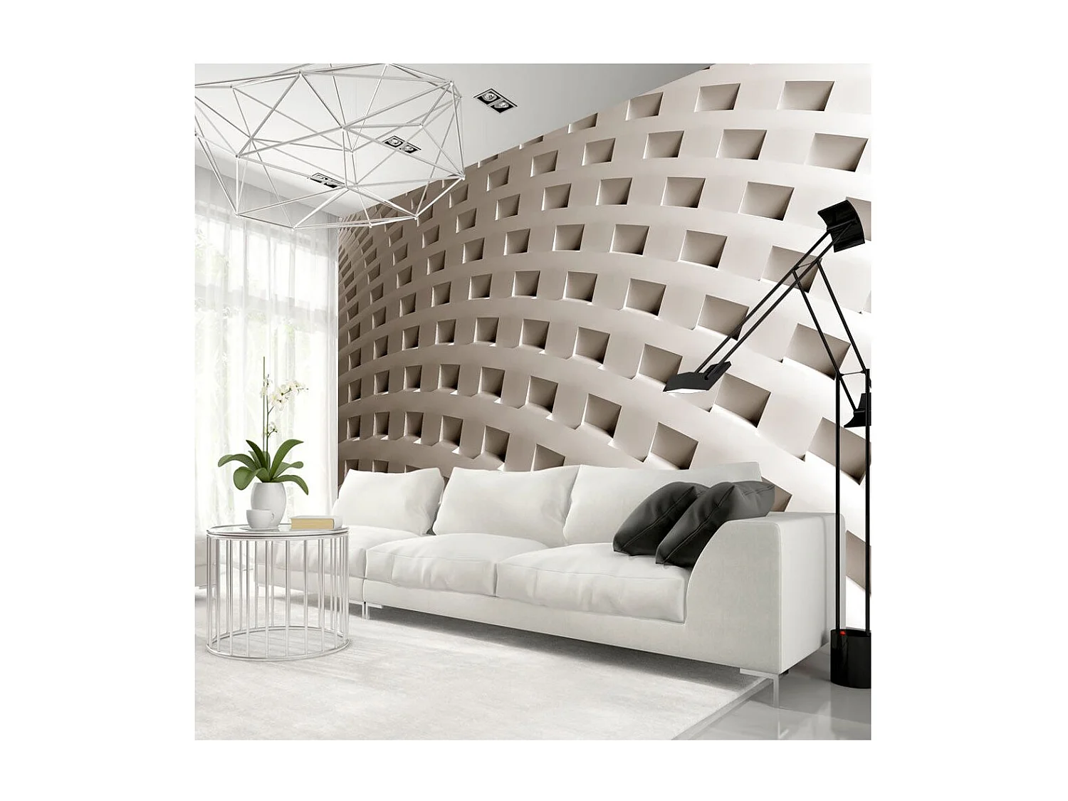 Papier Peint "The Construction of Modernity" 140 x 200 cm