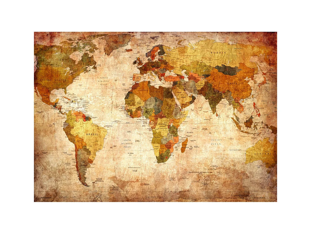 Papier Peint "Old World Map" 245 x 350 cm