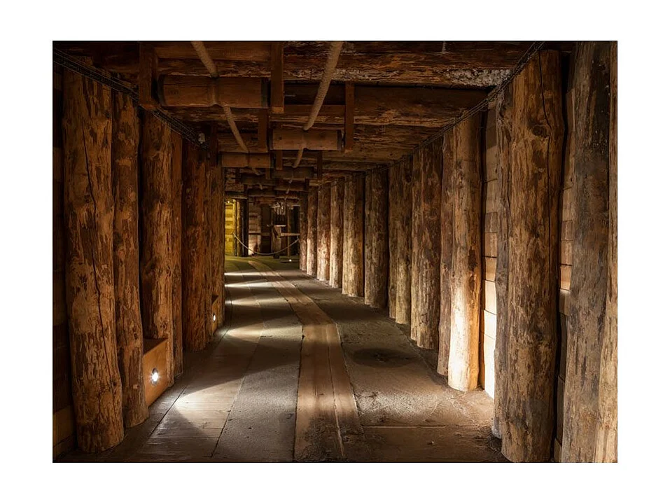 Papier Peint "Wooden Passage" 154 x 200 cm