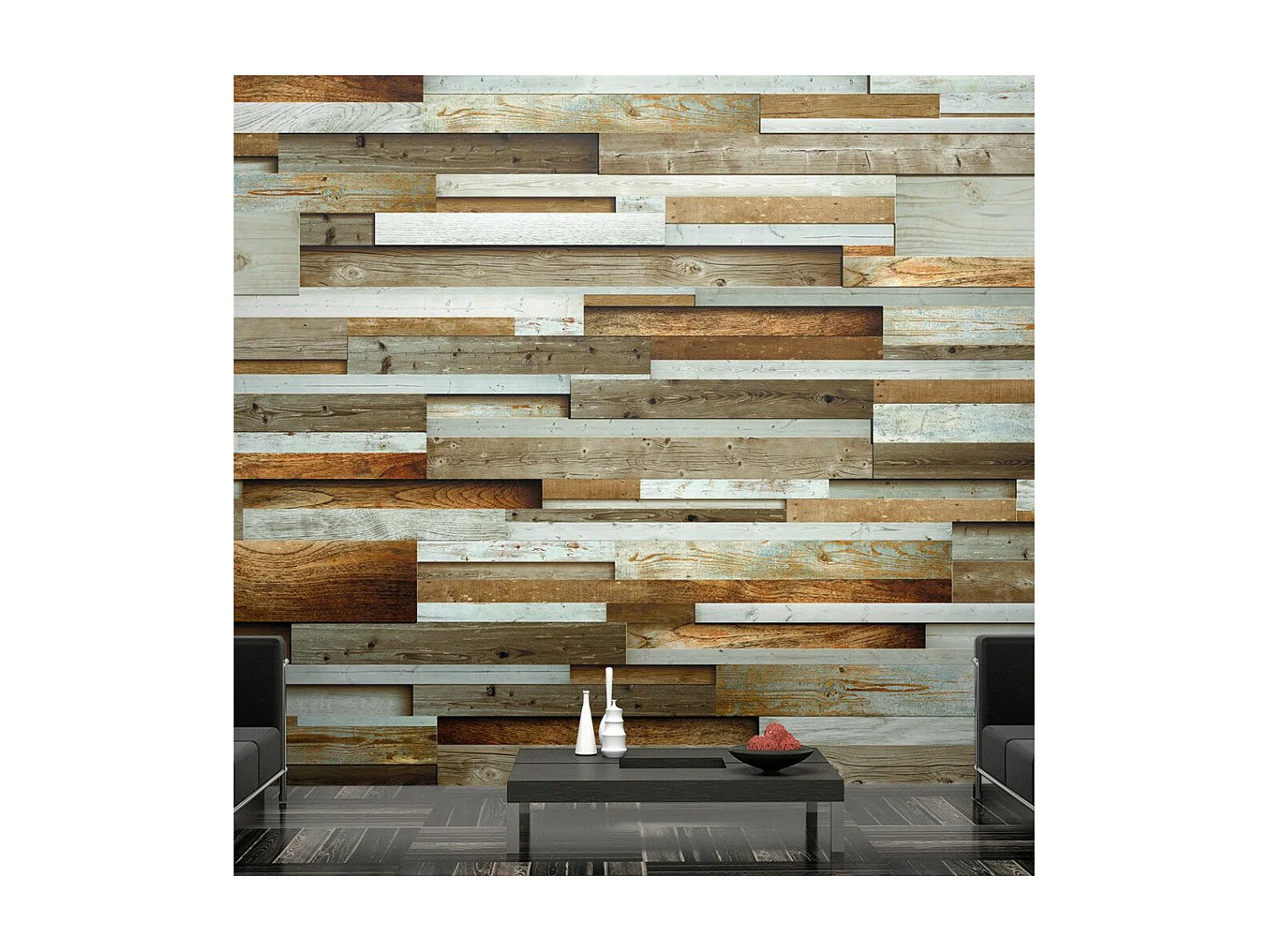 Papier Peint "Ordre de Bois" 140 x 200 cm