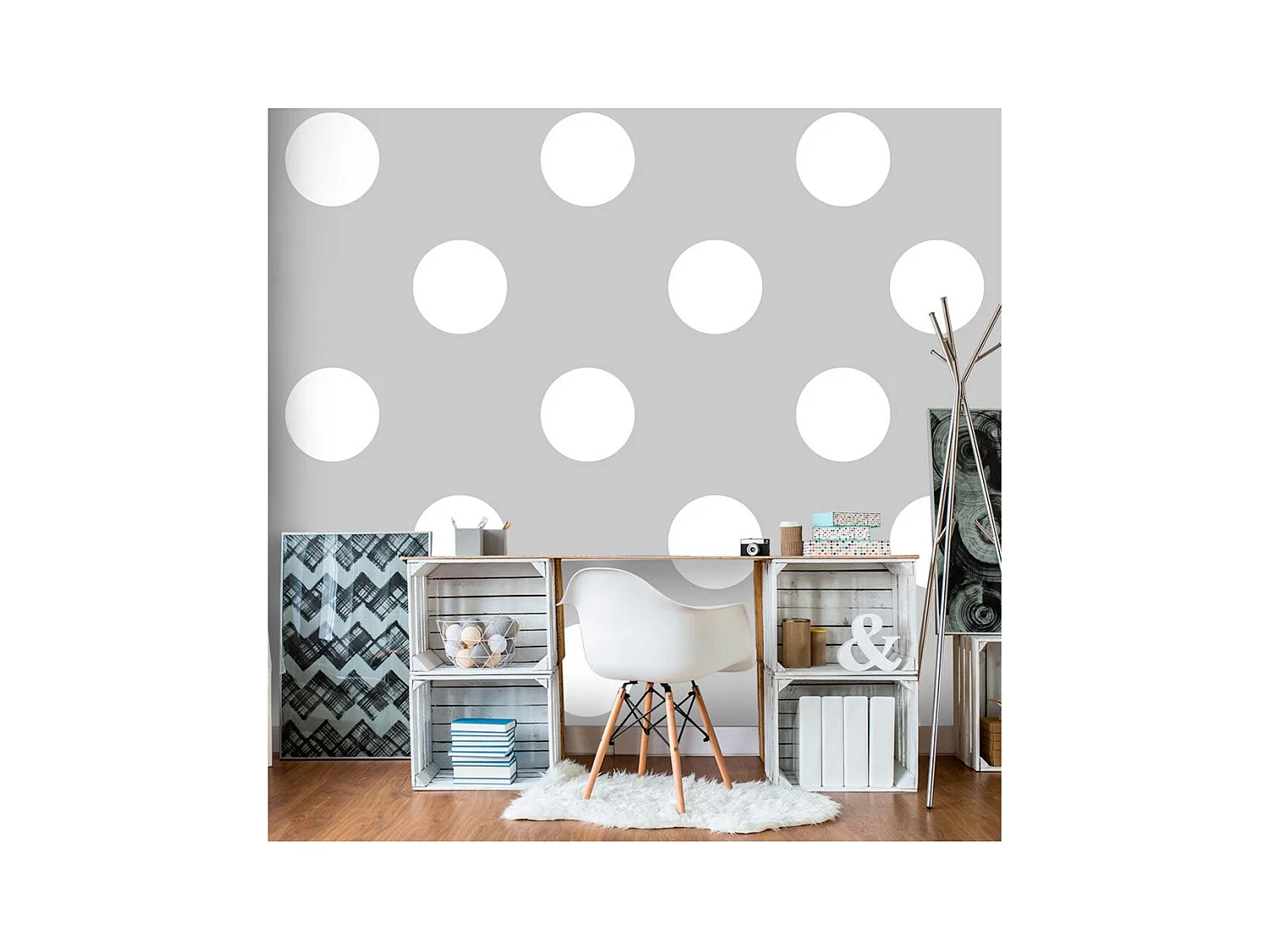 Papier Peint "Charming Dots II" 210 x 300 cm