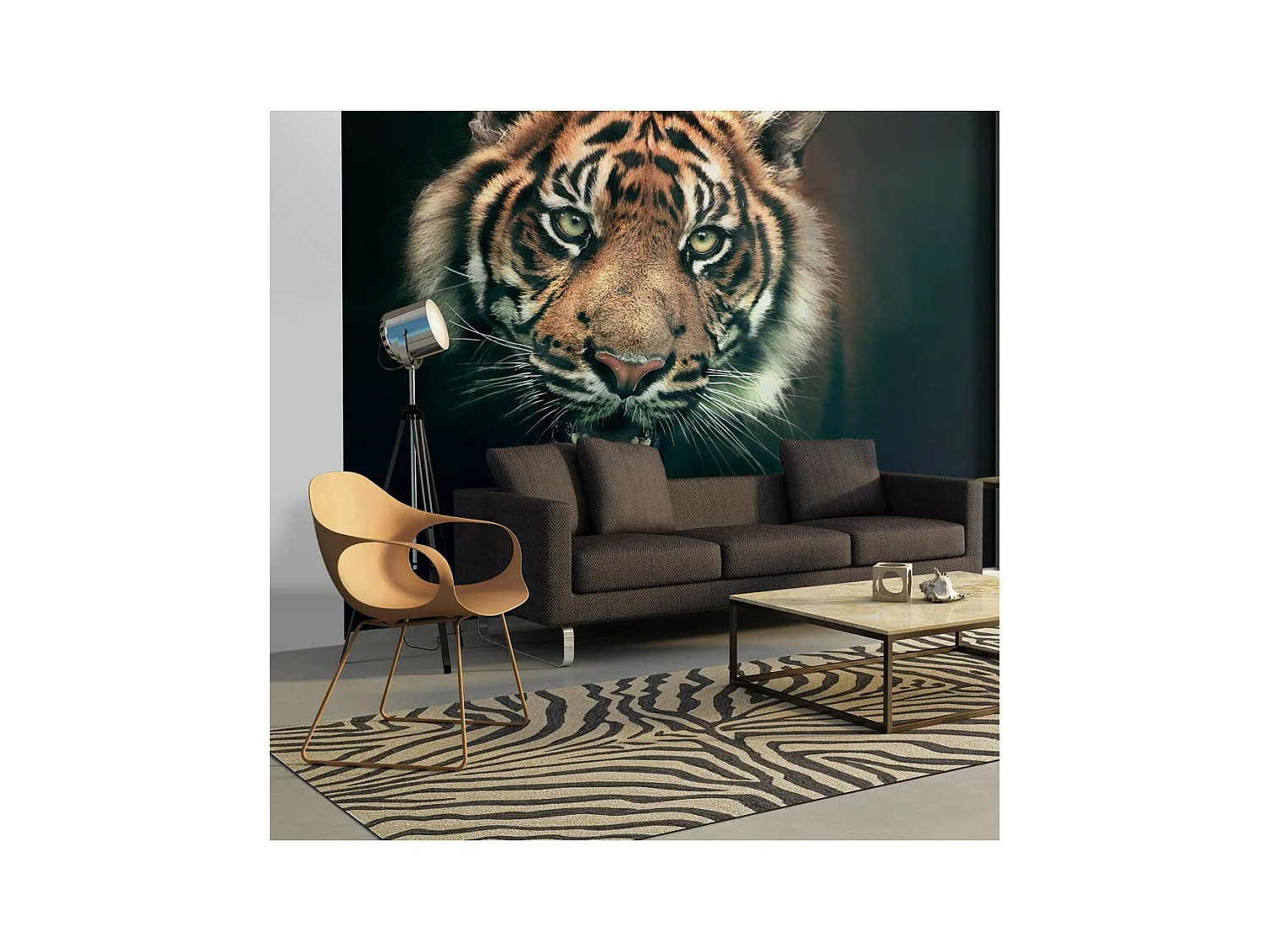 Papier Peint "Tigre du Bengale" 270 x 350 cm