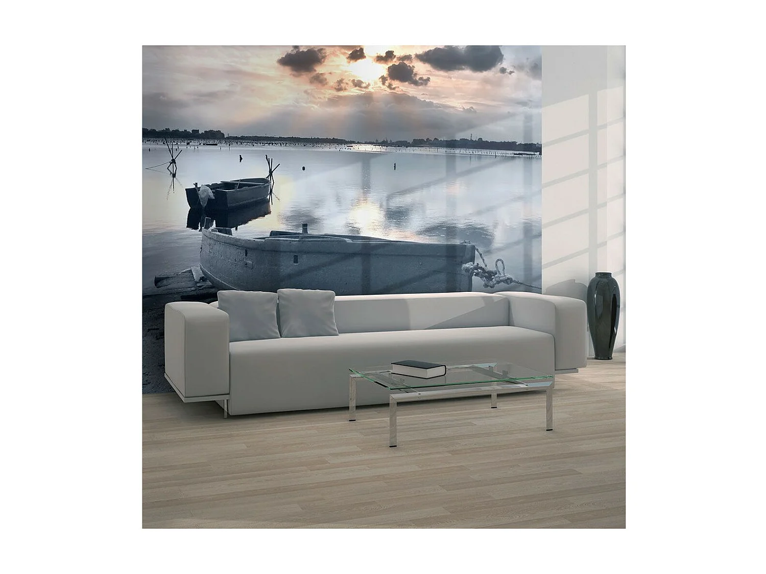 Papier Peint "Little Port Boats" 270 x 350 cm