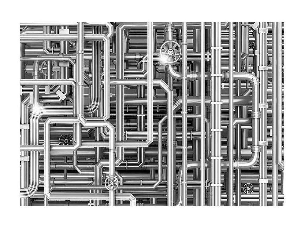 Papier Peint "Urban Maze" 70 x 100 cm