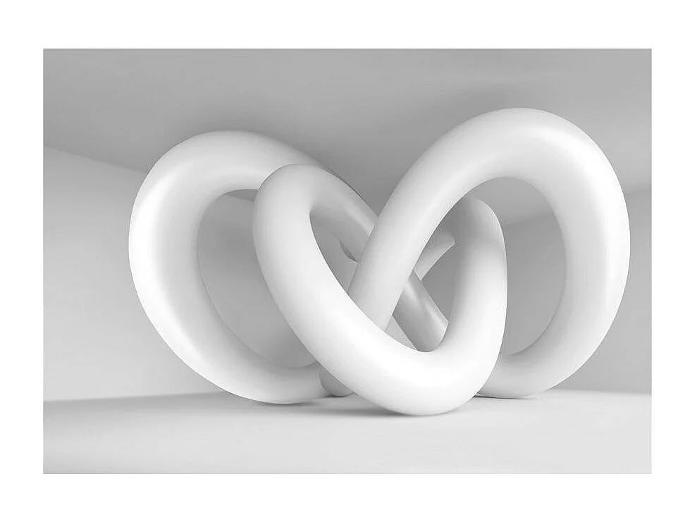 Papier Peint "White Weave" 140 x 200 cm