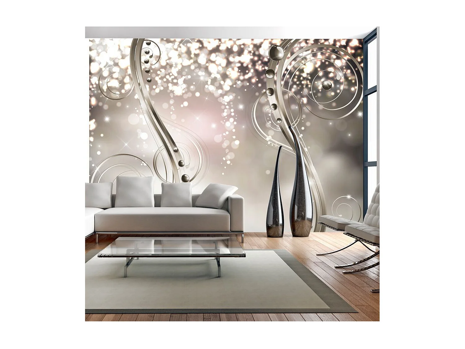 Papier Peint "Fireflies" 70 x 100 cm