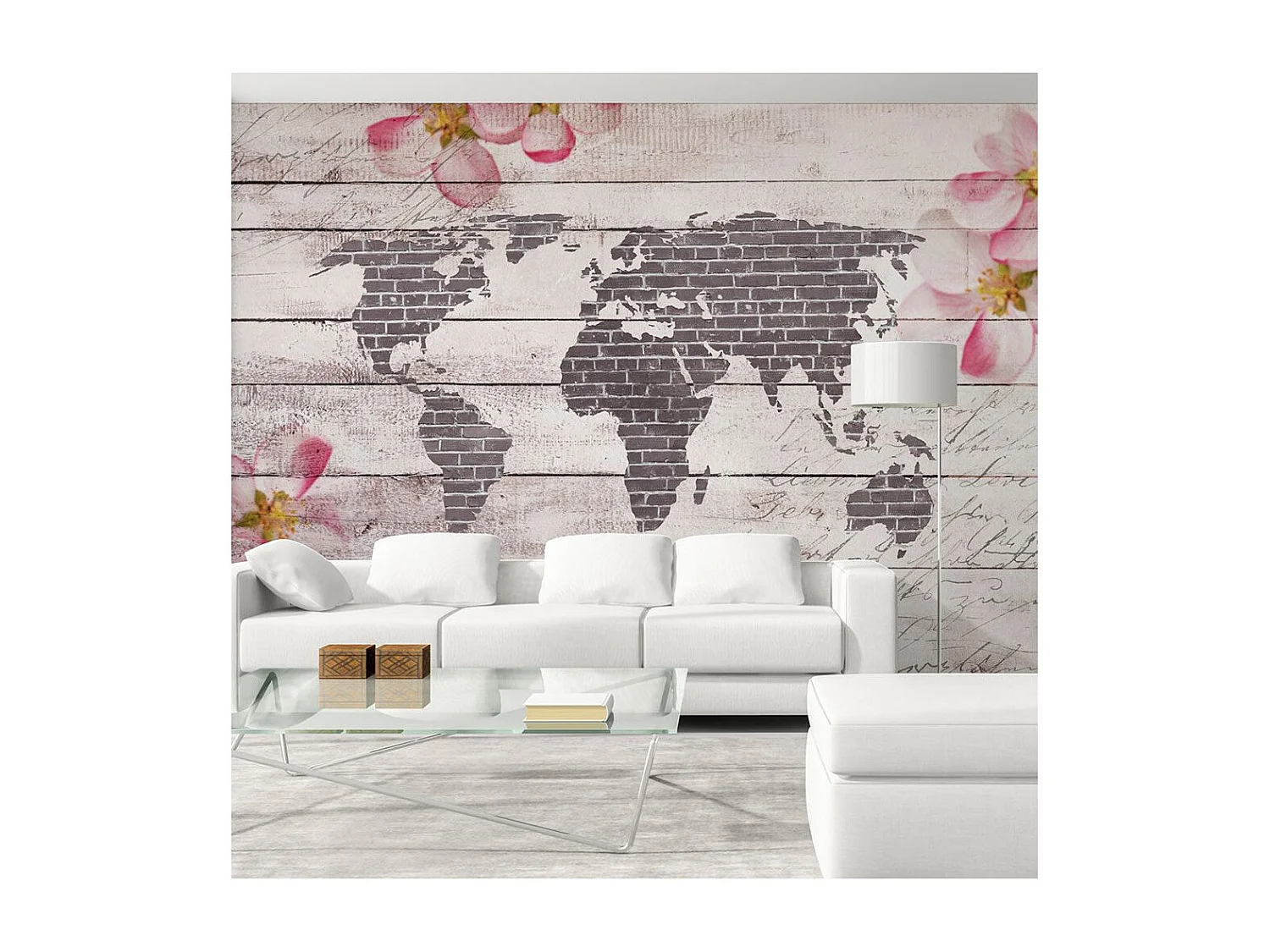 Papier Peint "Romantic World" 175 x 250 cm