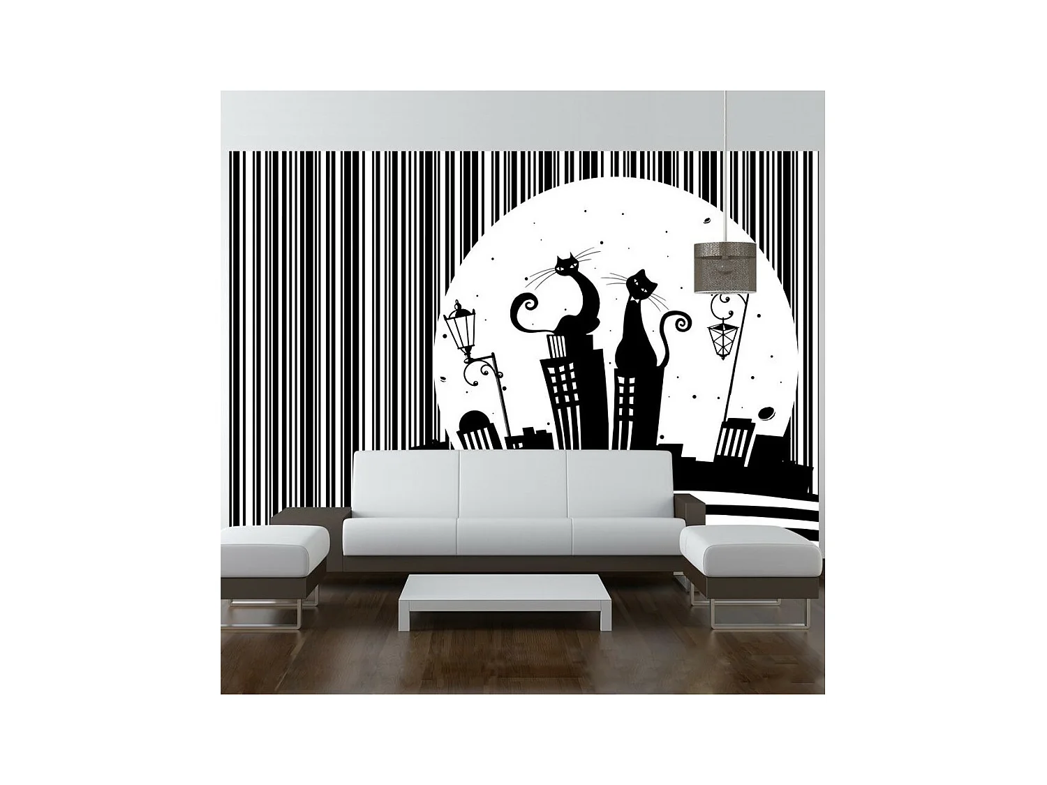 Papier Peint "Cat's Melody" 70 x 100 cm