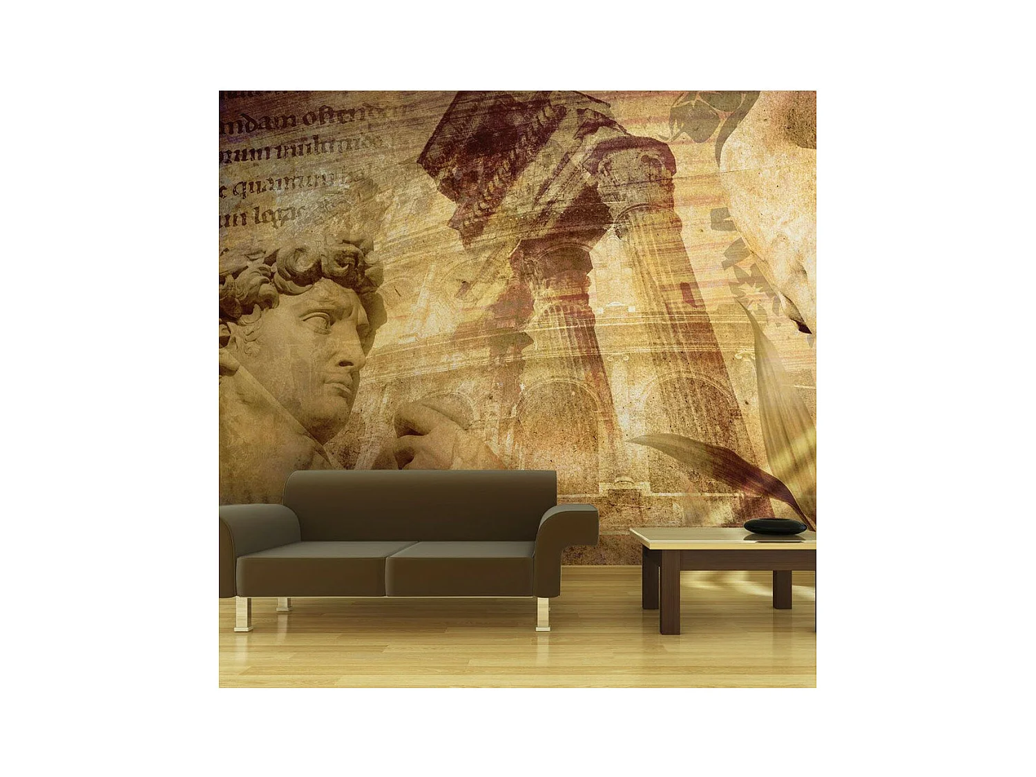 Papier Peint "Collage Grèce Antique" 154 x 200 cm