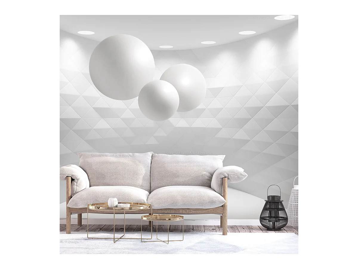 Papier Peint "Geometric Room" 245 x 350 cm