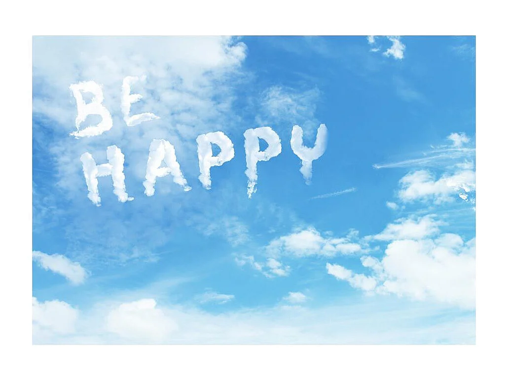 Papier Peint "Be Happy" 210 x 300 cm