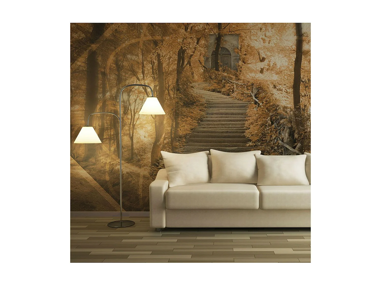 Papier Peint "Stairs To Paradise" 154 x 200 cm