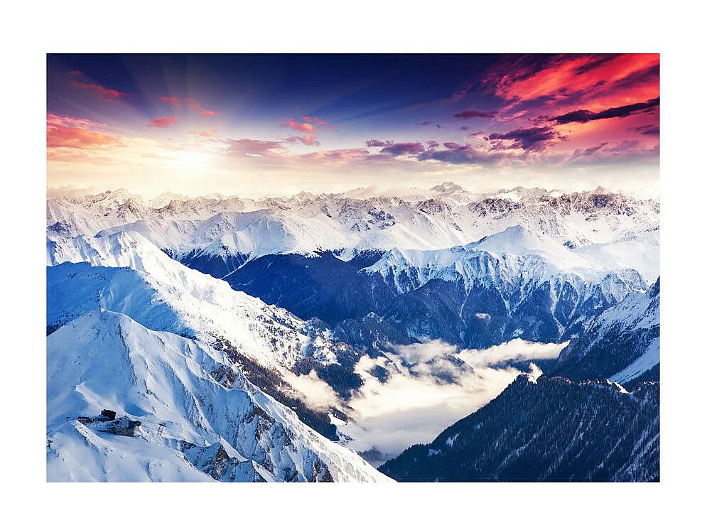 Papier Peint "Magnificent Alps" 210 x 300 cm