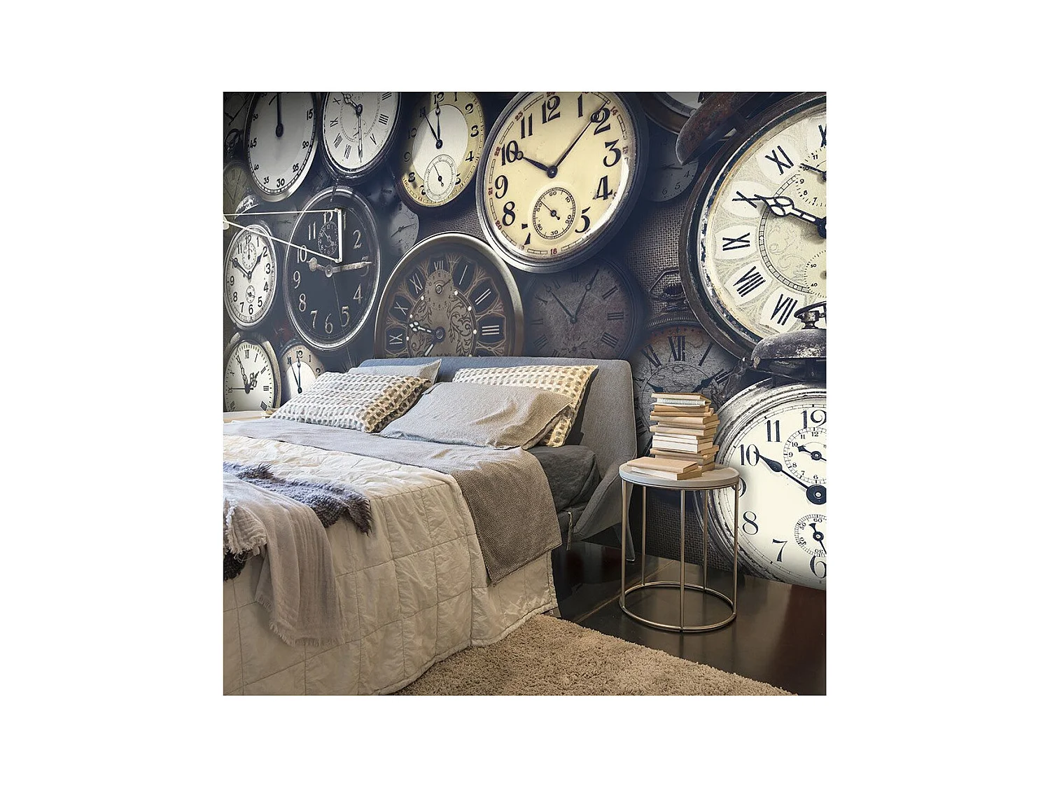 Papier Peint "Chronometers" 140 x 200 cm