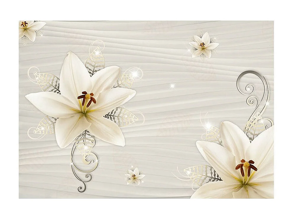 Papier Peint "Creamy Illusion" 105 x 150 cm