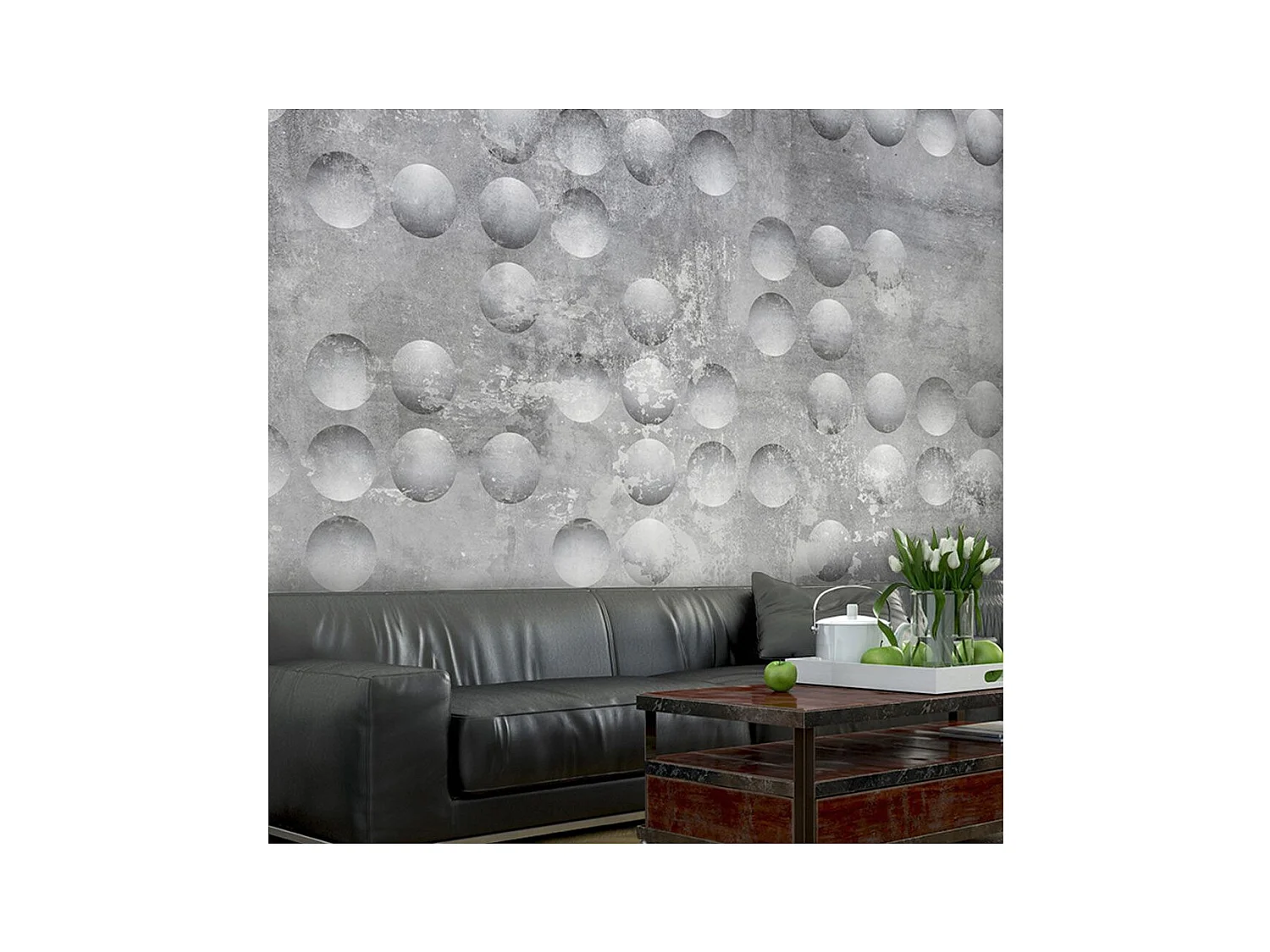 Papier Peint "Dancing Bubbles" 105 x 150 cm