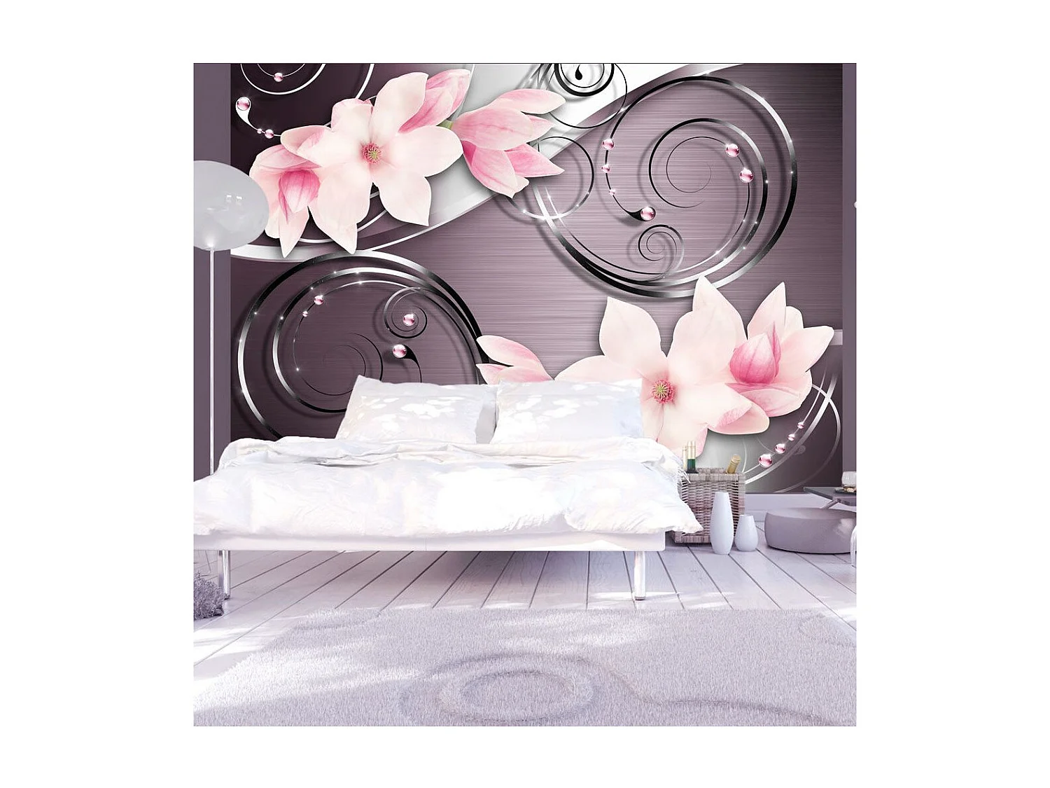 Papier Peint "Imagination Rose" 105 x 150 cm