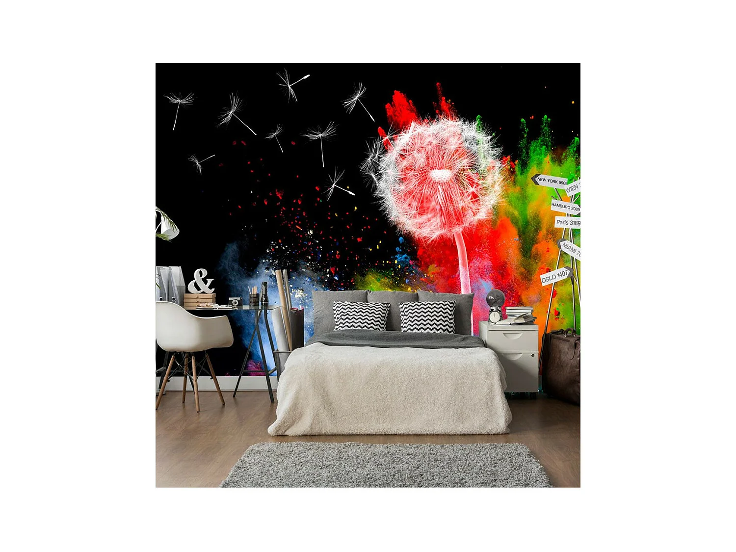 Papier Peint "Colourful Element" 280 x 400 cm