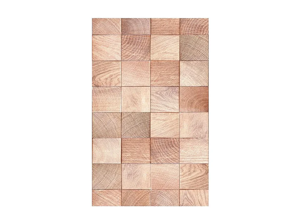 Papier Peint "Wooden Geometry" 50x1000cm