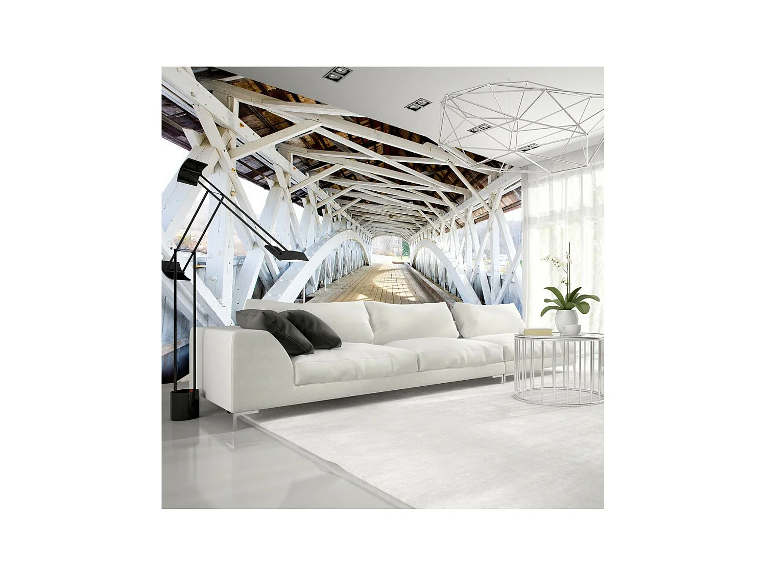 Papier Peint "Old Bridge" 140 x 200 cm