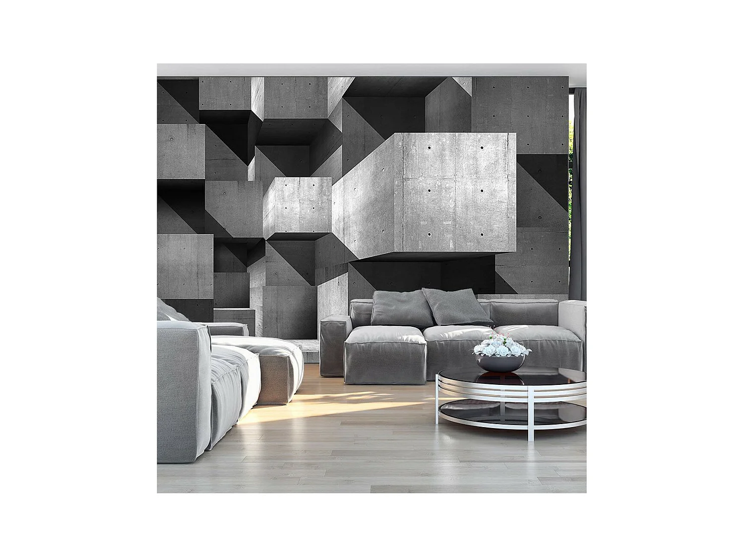 Papier Peint "Grattes-Ciel" 140 x 200 cm