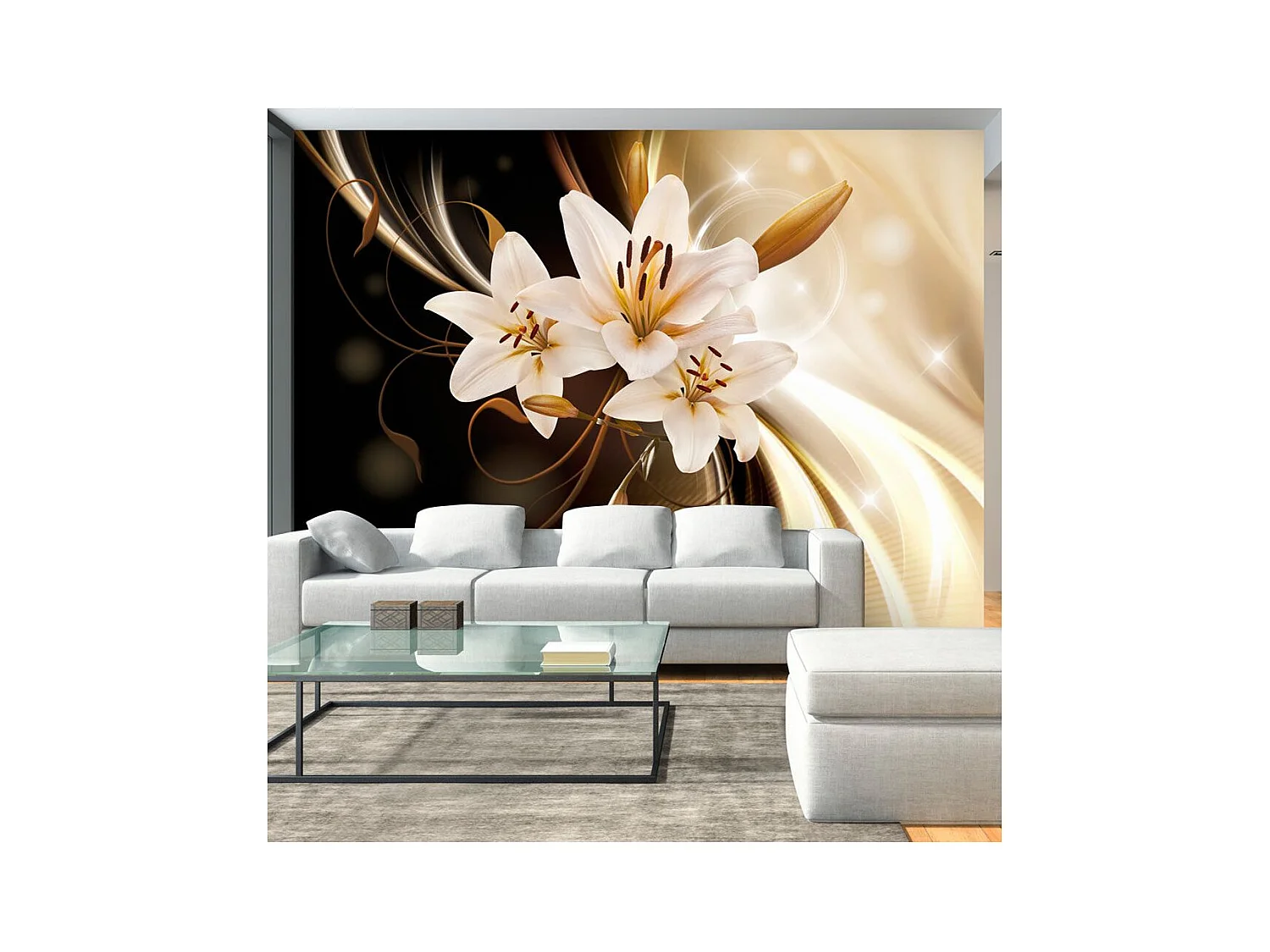 Papier Peint "Circle of Light" 245 x 350 cm