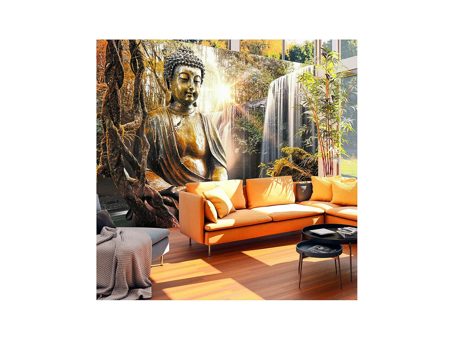 Papier Peint "Waterfall of Contemplation" 210 x 300 cm