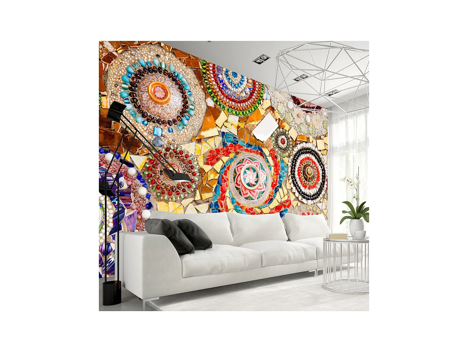 Papier Peint "Moroccan Mosaic" 140 x 200 cm