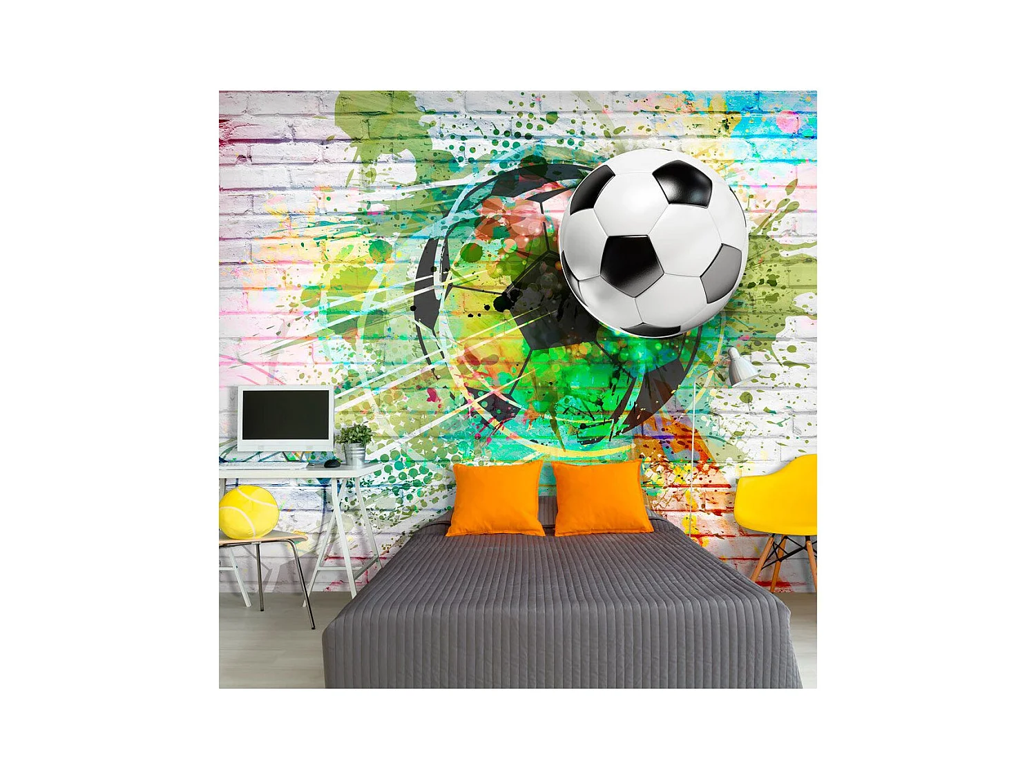 Papier Peint "Colourful Sport" 280 x 400 cm