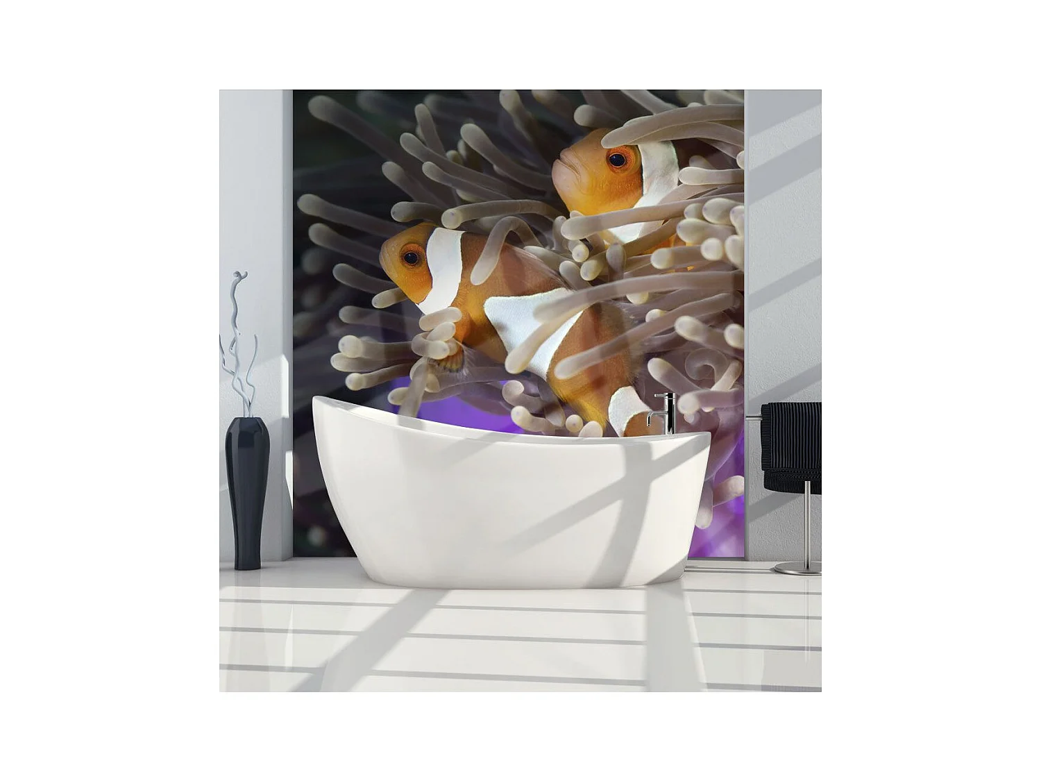 Papier Peint "Poissons Clowns" 193 x 250 cm