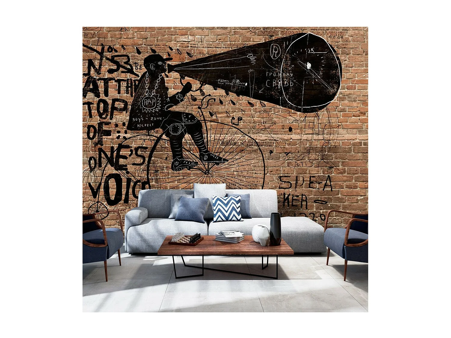 Papier Peint "City News" 245 x 350 cm