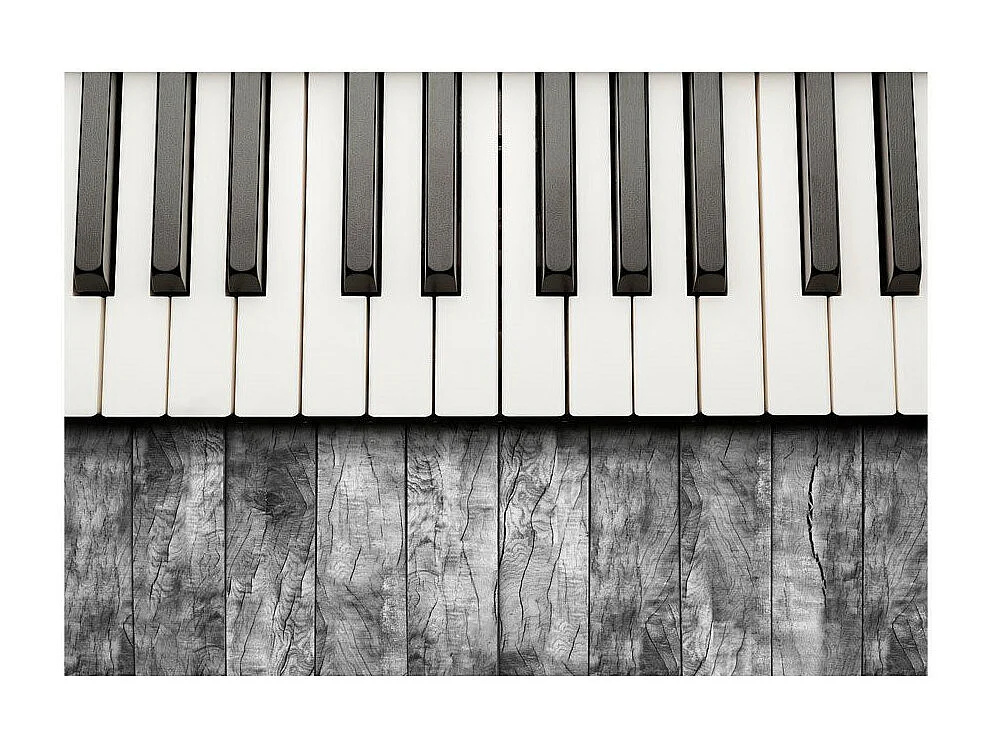 Papier Peint "Inspired By Chopin Grey Wood" 210 x 300 cm