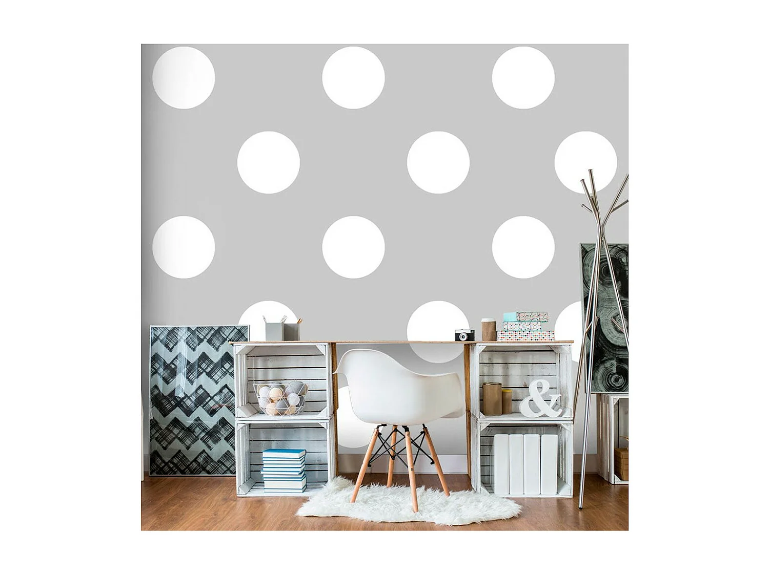 Papier Peint "Charming Dots II" 105 x 150 cm