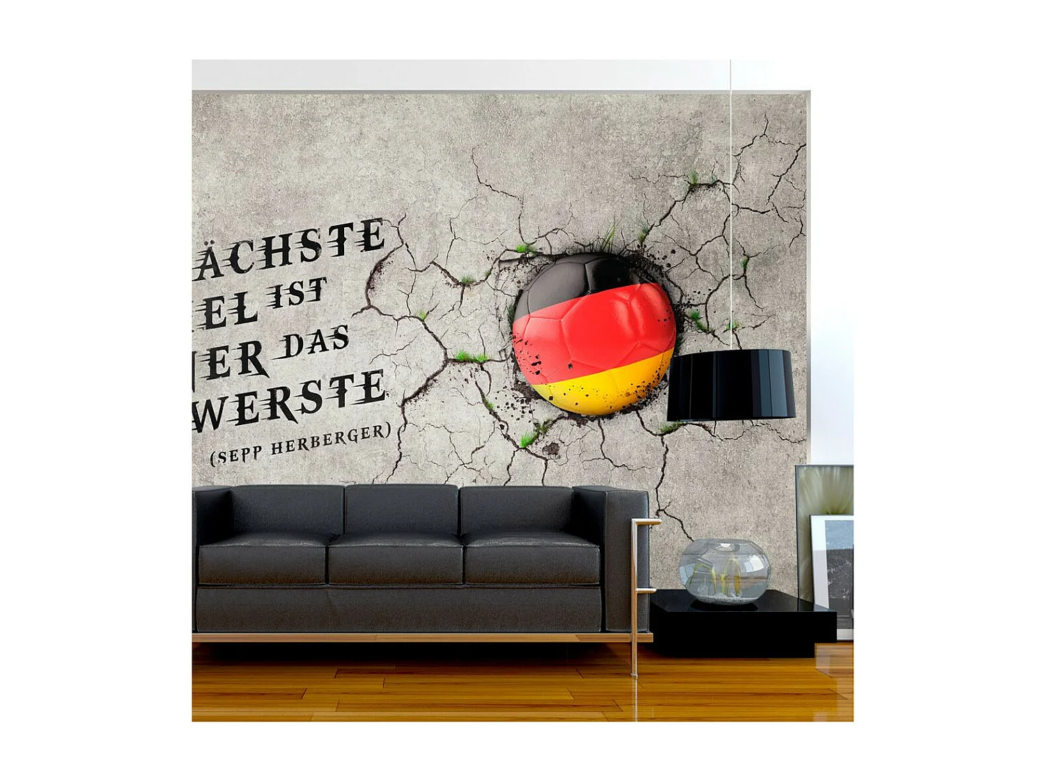 Papier Peint "Das Nächste Spiel Ist Immer Das Schwerste - Sepp Herberger" 105 x 150 cm