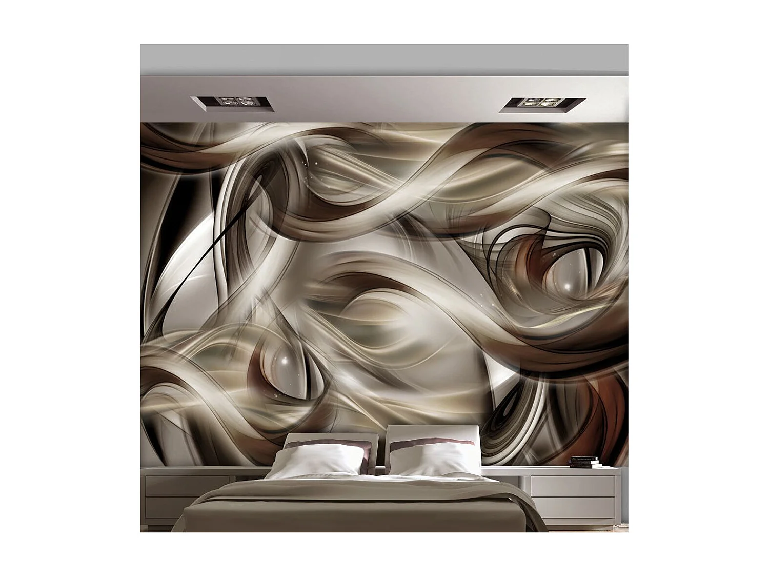 Papier Peint "Brown Revelry" 210 x 300 cm