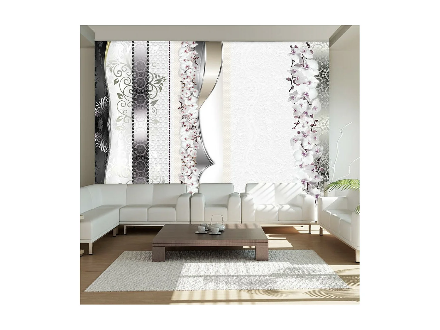 Papier Peint "Parade of Orchids" 70 x 100 cm